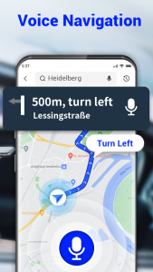 اسکرین شات برنامه GPS Voice Navigation: Live Map 2
