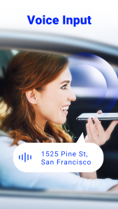 اسکرین شات برنامه GPS Voice Navigation: Live Map 1