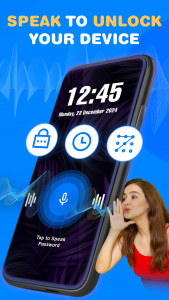 اسکرین شات برنامه Voice Screen Lock: Voice Lock 1