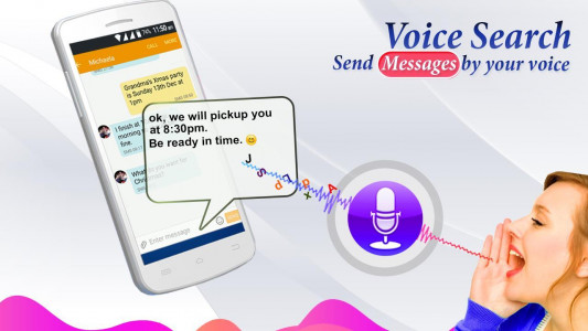 اسکرین شات برنامه Voice Assistant: Voice Search 3