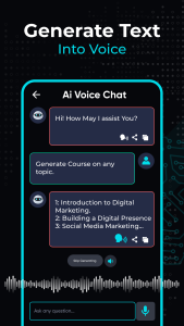 اسکرین شات 3 برنامه Voice Chat with Ai