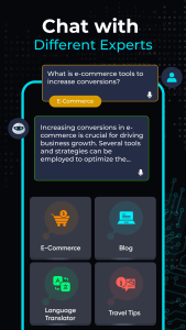 اسکرین شات 2 برنامه Voice Chat with Ai