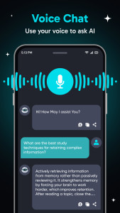 اسکرین شات 2 برنامه Smart Chatbot: AI Assistant