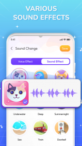اسکرین شات برنامه Voice Changer, Voice Effects 3