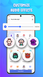 اسکرین شات 6 برنامه Voice Changer & Sound Effects