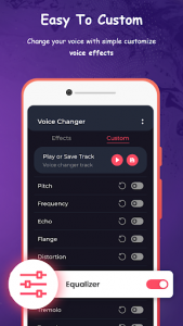 اسکرین شات برنامه Voice Changer - Sound Effects & Audio Editor free 4
