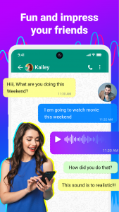 اسکرین شات برنامه Voice Changer Plus 2