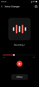 اسکرین شات برنامه Voice Changer Plus 6