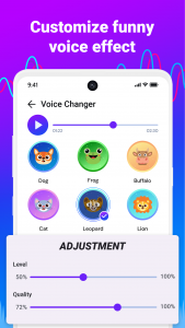 اسکرین شات برنامه Voice Changer Plus 1