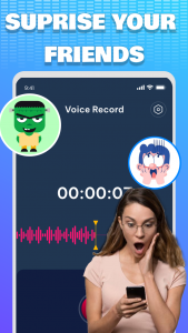 اسکرین شات برنامه Voice Changer - Funny Effects 4