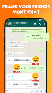 اسکرین شات برنامه Voice Changer & Sound Effects 3
