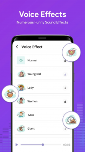 اسکرین شات 5 برنامه AI Voice Changer Sound Effects
