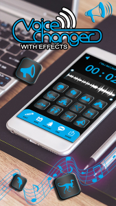 اسکرین شات 2 برنامه Voice Changer With Effects App
