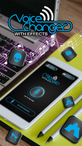 اسکرین شات 1 برنامه Voice Changer With Effects App