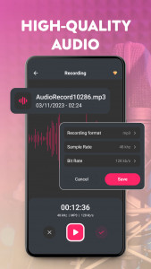 اسکرین شات 6 برنامه Voice Recorder: Voice Notes