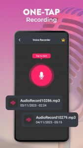 اسکرین شات 4 برنامه Voice Recorder: Voice Notes
