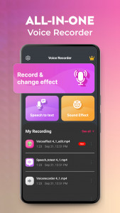 اسکرین شات برنامه Voice Recorder: Voice Notes 8