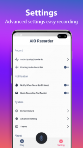 اسکرین شات 3 برنامه Voice Recorder High Quality