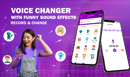 اسکرین شات برنامه AI Voice Changer with Effects 1
