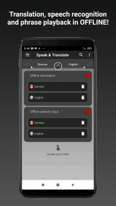 اسکرین شات برنامه Offline translator S&T 2