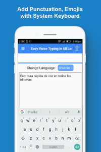 اسکرین شات برنامه Voice Typing Keyboard Easy App 5