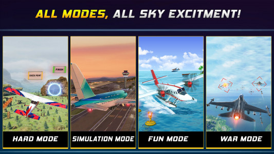 اسکرین شات بازی SkyDrift: Airplane Game 3D 4