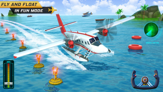 اسکرین شات 3 بازی SkyDrift: Airplane Game 3D
