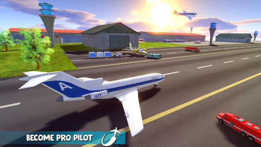 اسکرین شات بازی City Flight: Airplane Games 7