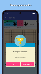 اسکرین شات 5 بازی Gomoku - 2 player Tic Tac Toe