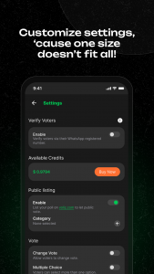 اسکرین شات برنامه Voliz - Create Polls 4