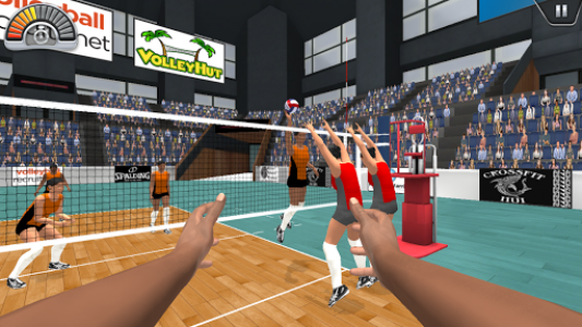 اسکرین شات بازی VolleySim: Visualize the Game 1