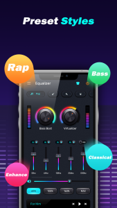 اسکرین شات برنامه Bass Volume Booster-Equalizer 2