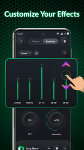 اسکرین شات برنامه Volume Booster & Bass Booster 5