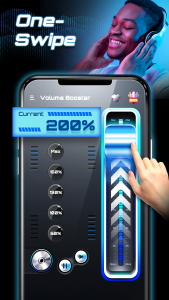 اسکرین شات برنامه Volume Booster - Sound Booster 4