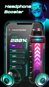 اسکرین شات 3 برنامه Volume Booster - Sound Booster