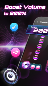 اسکرین شات 1 برنامه Volume Booster - Sound Booster