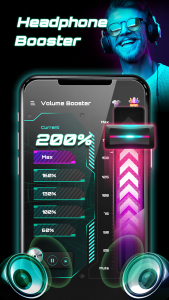 اسکرین شات برنامه Volume Booster - Sound Booster 3