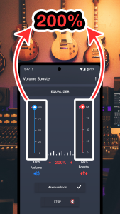 اسکرین شات برنامه Volume Booster : Sound Booster 1