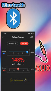 اسکرین شات 2 برنامه Volume Booster : Sound Booster