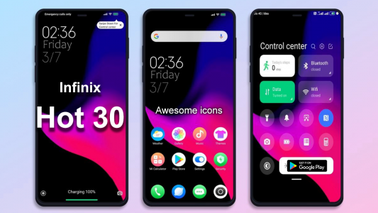 اسکرین شات برنامه Infinix Hot 30 Launcher:Themes 4