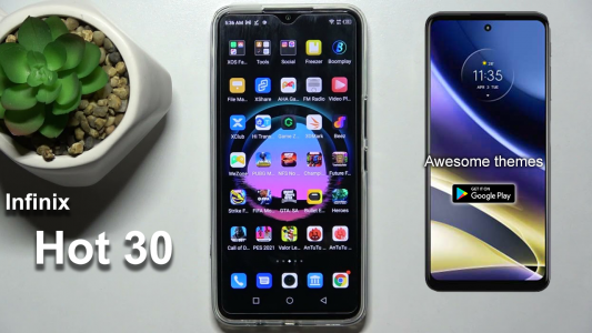 اسکرین شات 2 برنامه Infinix Hot 30 Launcher:Themes