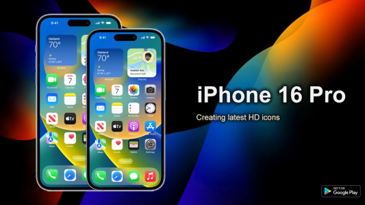 اسکرین شات برنامه iOS Launcher iPhone 16 Pro Max 3
