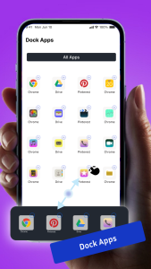 اسکرین شات 2 برنامه iPhne 13 Pro Max Launcher