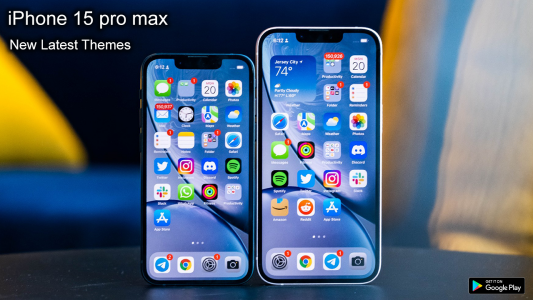 اسکرین شات برنامه iPhone 15 Pro Max Launcher 2