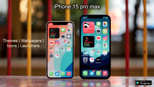 اسکرین شات برنامه iPhone 15 Pro Max Launcher 3