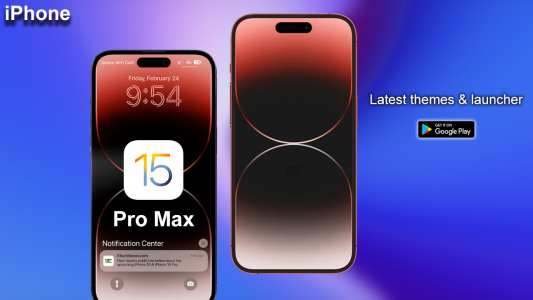 اسکرین شات برنامه iPhone 15 Pro Max Launcher 4
