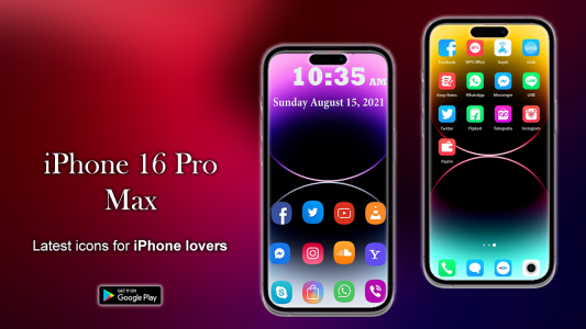 اسکرین شات برنامه iPhone 16 Launcher & Wallpaper 8