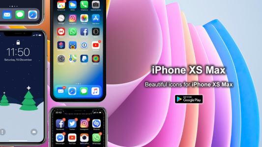 اسکرین شات برنامه iPhone XS Max Launcher 2024 7