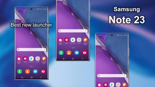 اسکرین شات برنامه Samsung Note 23 Launcher Theme 3