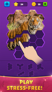 اسکرین شات 2 بازی Hex Block Jigsaw Puzzle